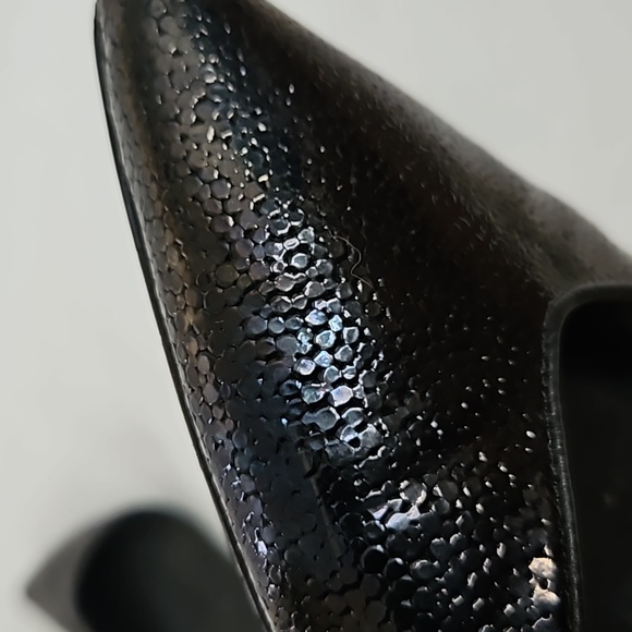 3.1 Phillip Lim Devon  d'Orsay Flat, Petrol Black Blue 38.5 - Picture 6 of 13